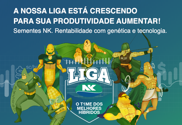Liga NK. O t1me dos melhores híbridos. O t1me dos híbridos NK cresceu!